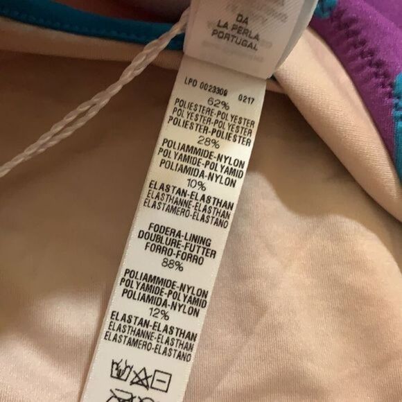 La Perla Purple & Blue Bikini Bottom NWT - Picture 6 of 8